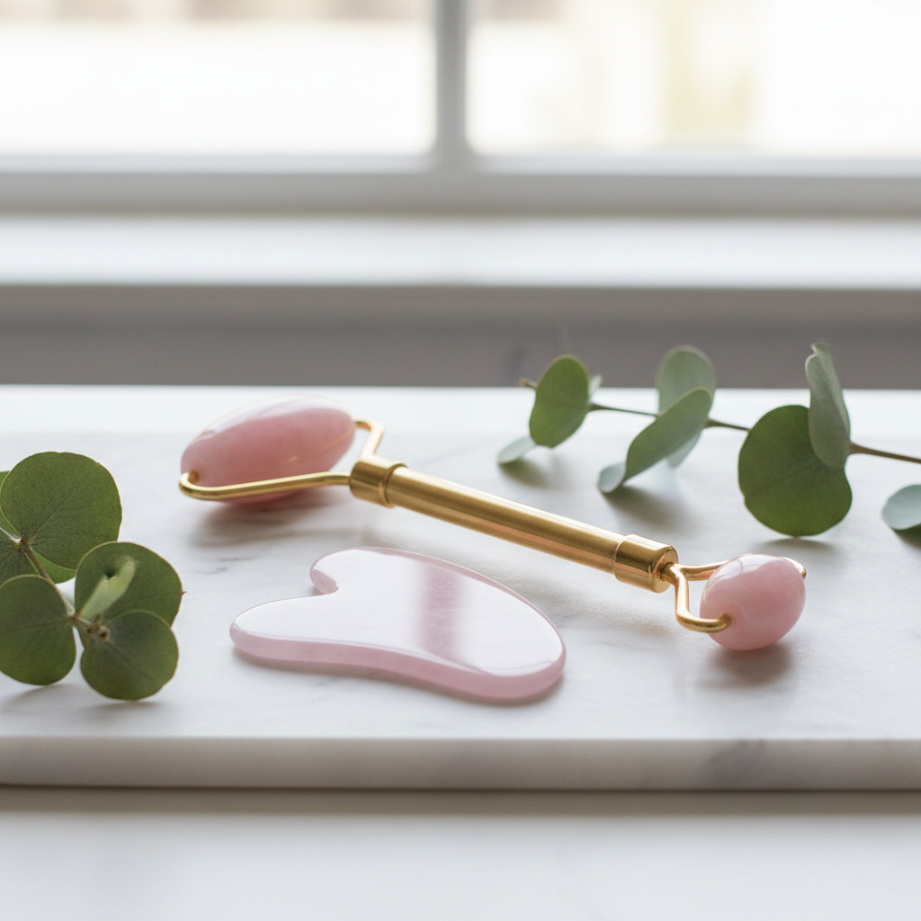 Rose Quartz Roller & Gua Sha